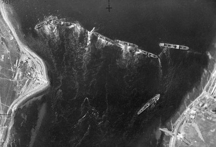 Blockships in Kirk Sound, Orkney