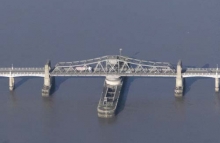 Aerial photography of bridges